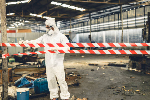 Professional Hoarding Cleanup technician working in Eliot, ME